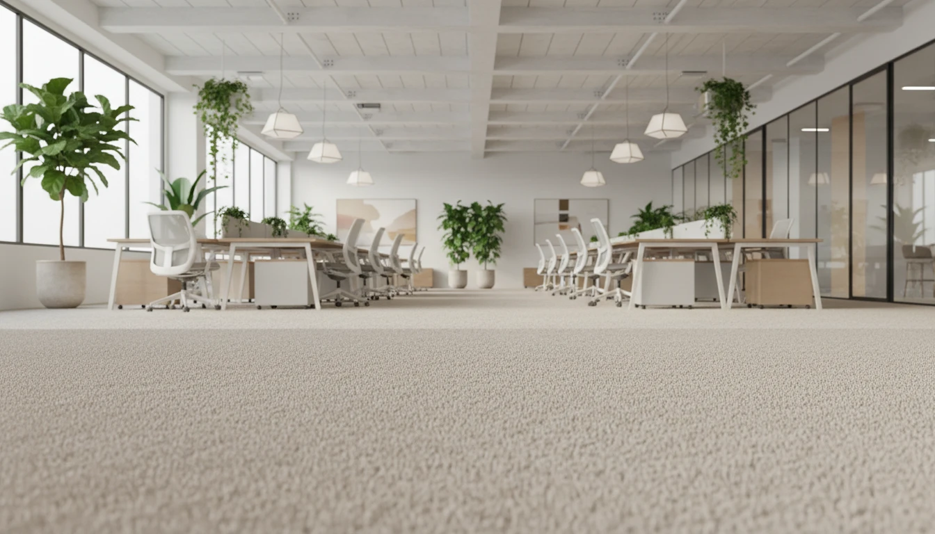 Clean open-plan office carpets after Byford Carpet Cleaning commercial service
